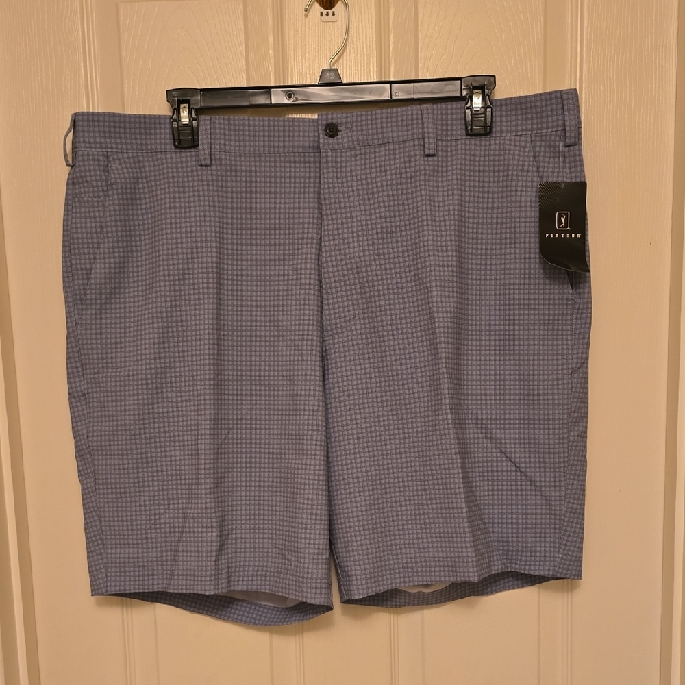 NWT Mens PGA Tour Shorts Grey Size 42